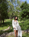 Emina Satin Lace Robe