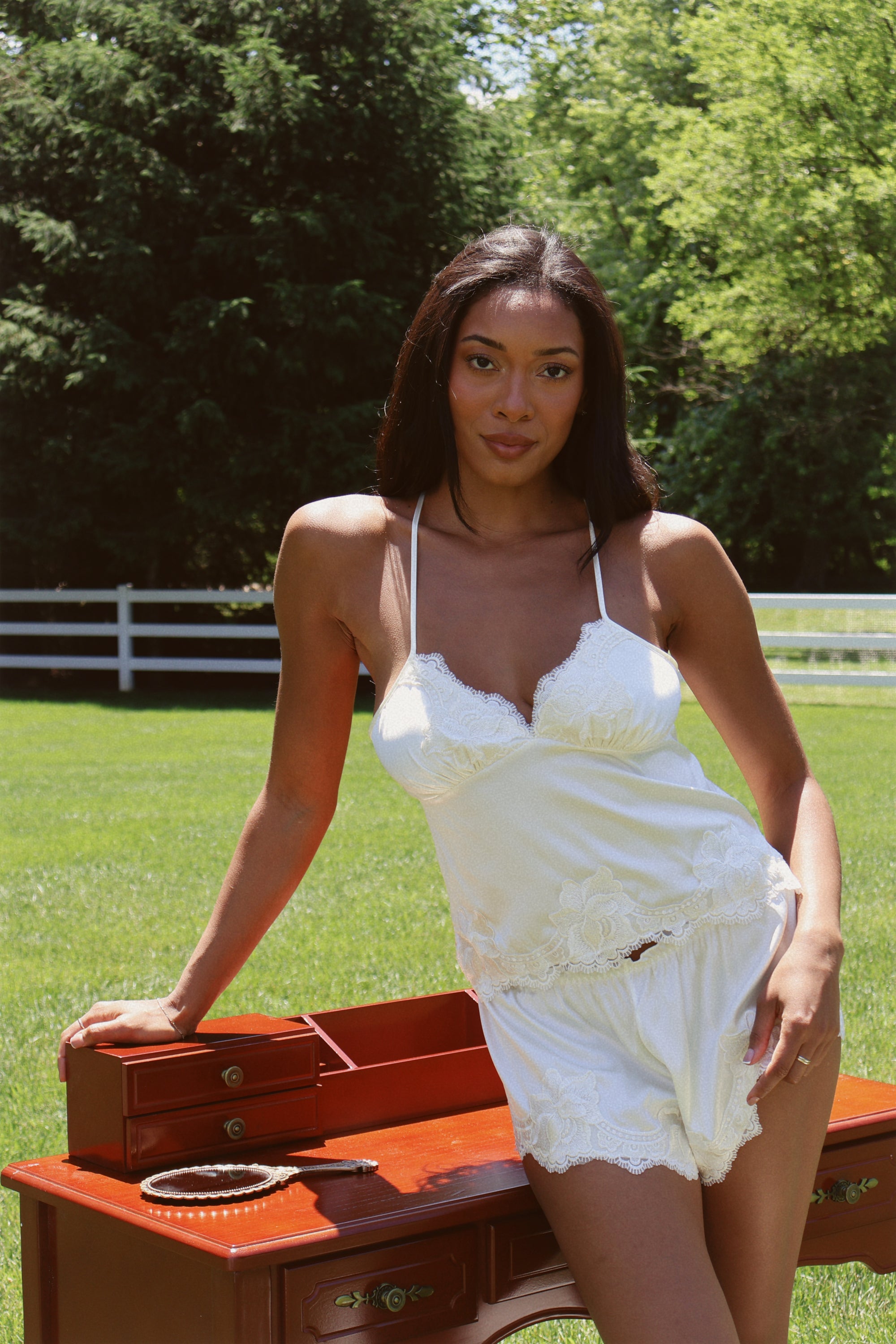 Camille Set in Antique Ivory