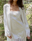 Emina Satin Lace Robe