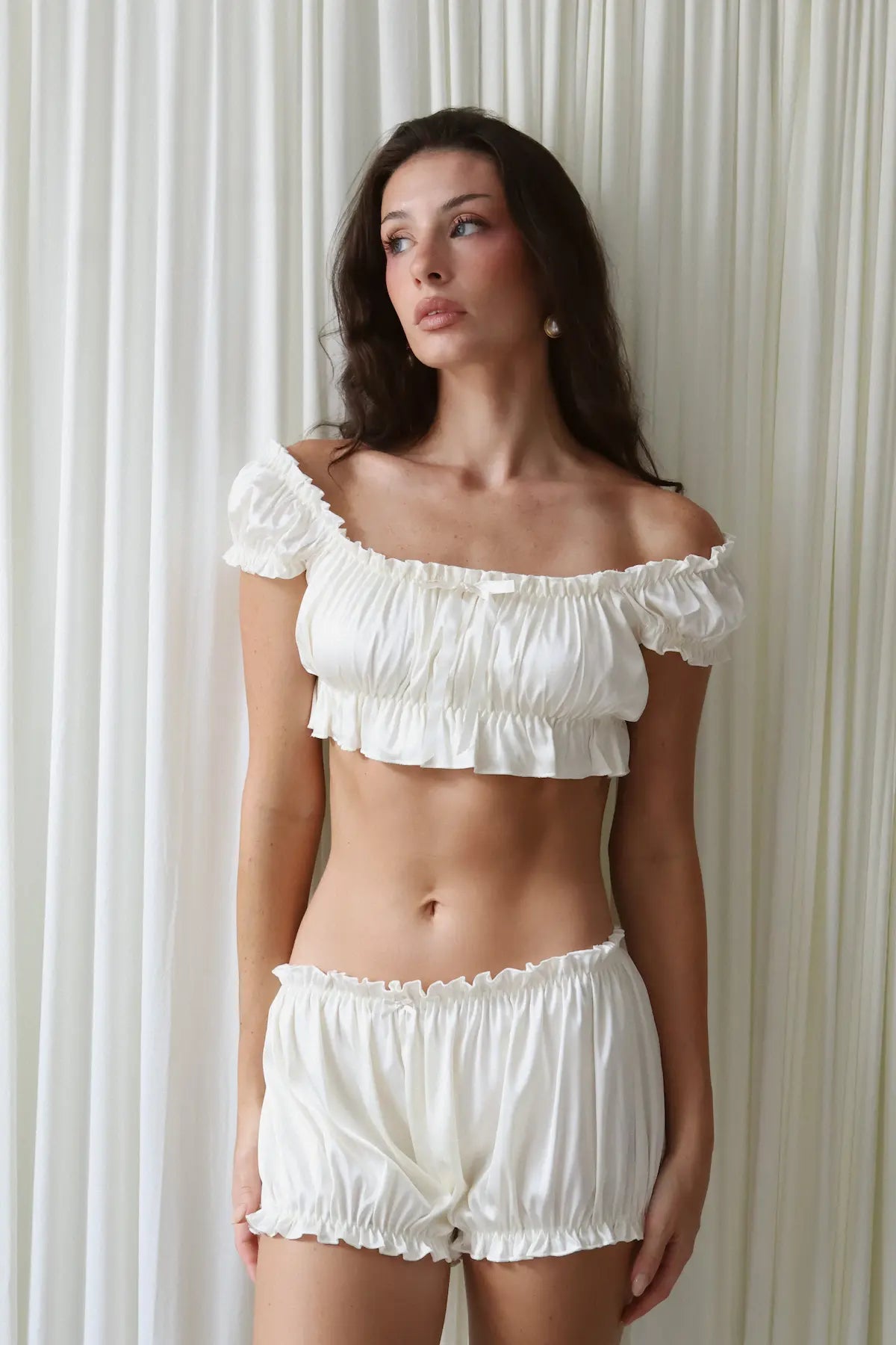 Luna Bloomer in Antique Ivory