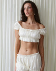 Luna Bloomer in Antique Ivory