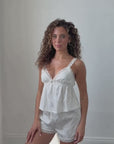 Brooke Bridal Jacquard Set in Dove