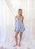 Ivy Bamboo Tank &amp; Short Set in Dusty Blue