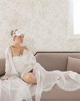 Celeste Chiffon Robe