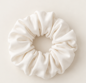 Bamboo Scrunchie in Dove