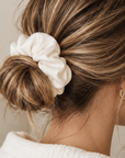 Bamboo Scrunchie in Dove