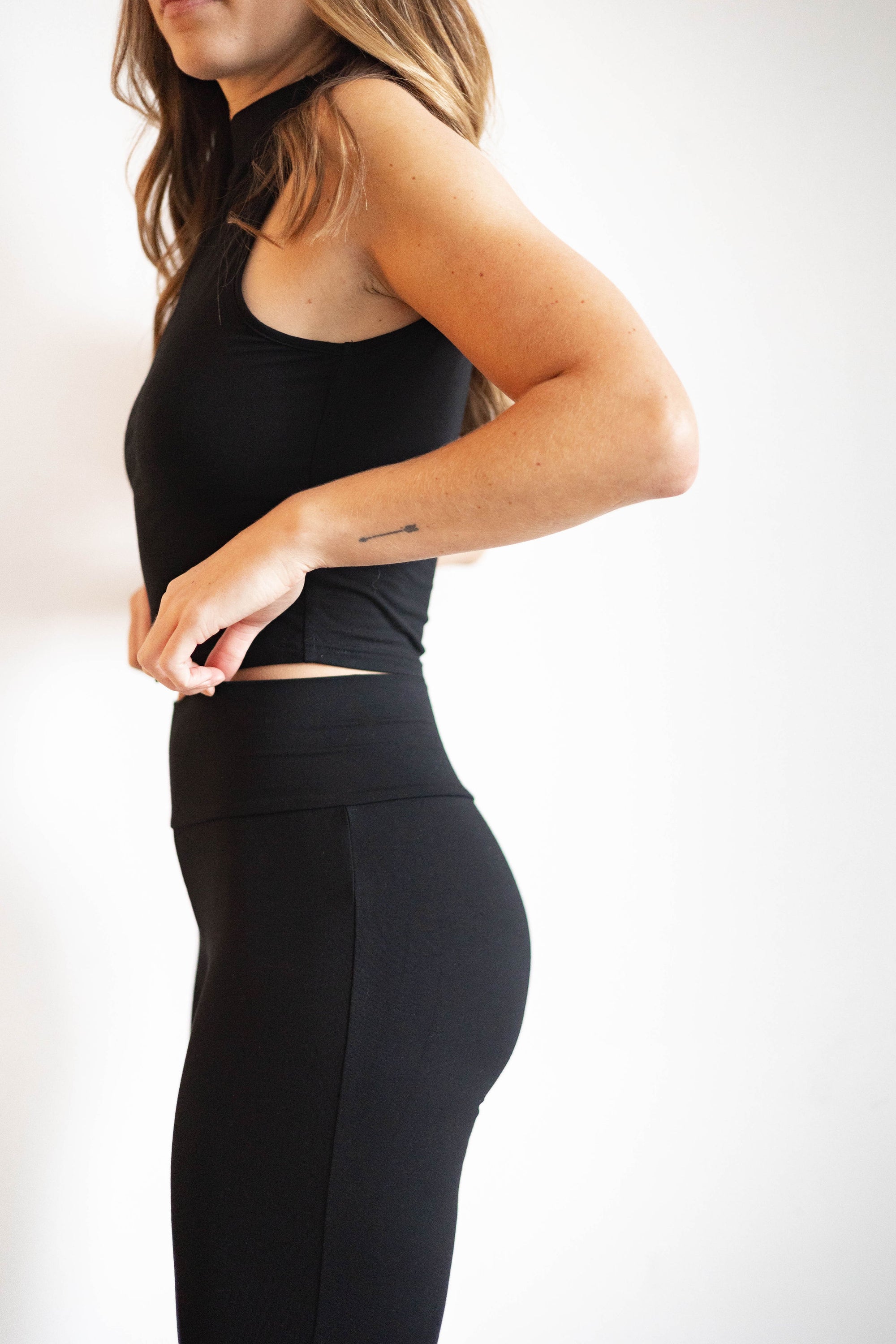 Butter Fit &amp; Flare Pant in Onyx