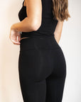 Butter Fit & Flare Pant in Onyx